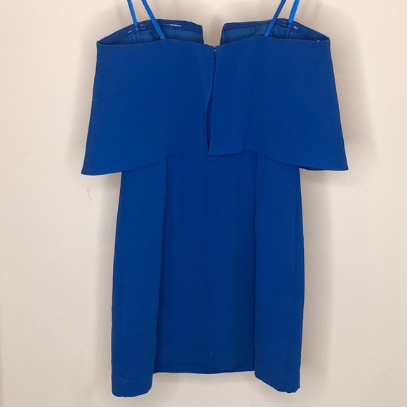 BCBGMaxazria Strapless 'Kate' Overlay Dress - Picture 2 of 3